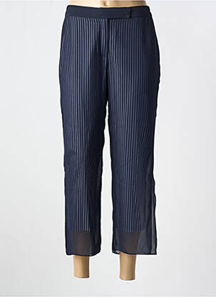 Pantalon 7/8 talie cu cleme mărime normală albastru MERI & ESCA femeie