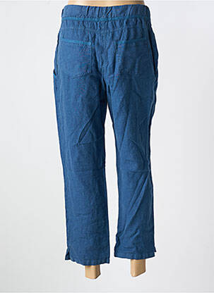 Pantalon 7/8 talie elastică mărime normală albastru MERI & ESCA femeie