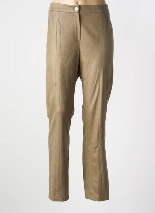 Pantalon slim verde JEAN DELFIN femeie