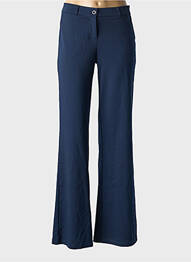Pantalon evazat elasticitate mărime normală albastru SURKANA femme