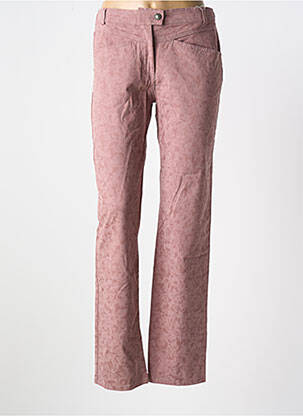 Blugi cu croială dreaptă roz EL INTERNATIONALE femeie