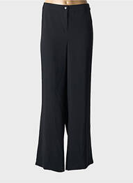 Pantalon drept țesătură crep mărime normală negru JEAN DELFIN femme