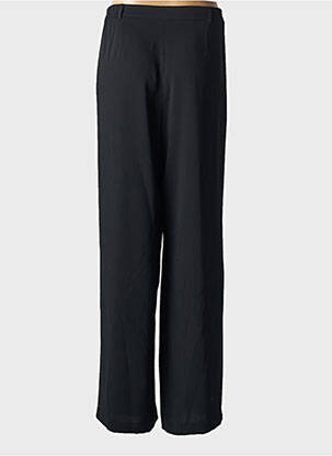 Pantalon drept talie elastică mărime normală negru JEAN DELFIN femeie