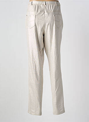 Pantalon slim talie elastică mărime normală argintiu MERI & ESCA femeie