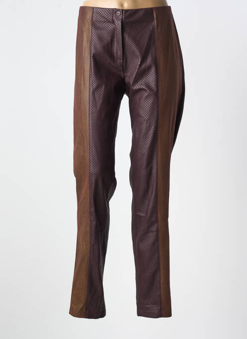 Pantalon slim maro GUY DUBOUIS femeie