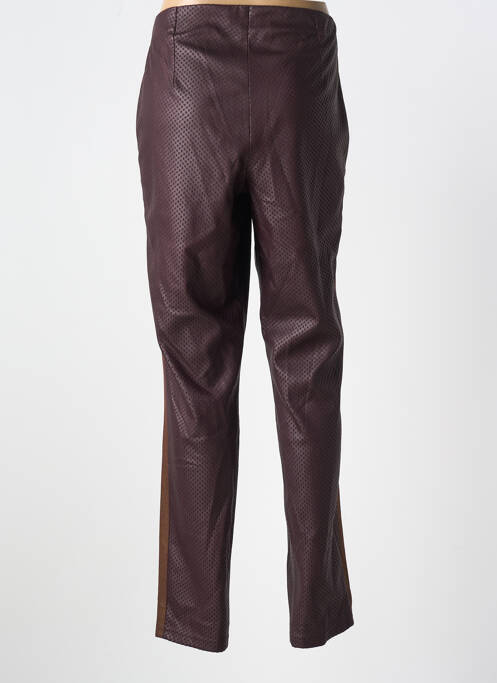 Pantalon slim maro GUY DUBOUIS femeie