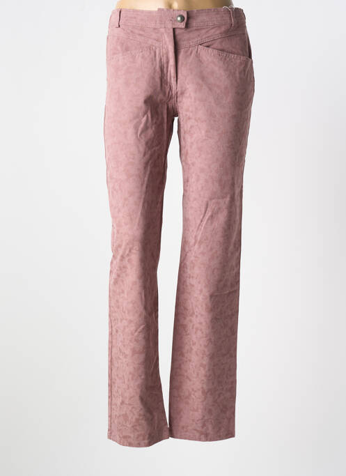 Blugi cu croială dreaptă roz EL INTERNATIONALE femeie