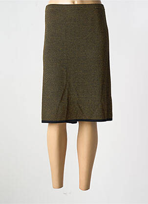 Fustă midi galben PLURIELLES femeie