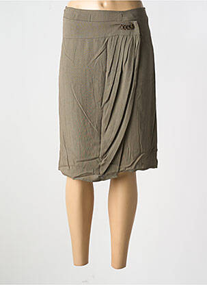 Fustă midi verde JEAN DELFIN femeie