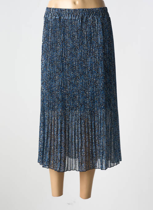 Fustă midi albastru COULEURS DU TEMPS femeie