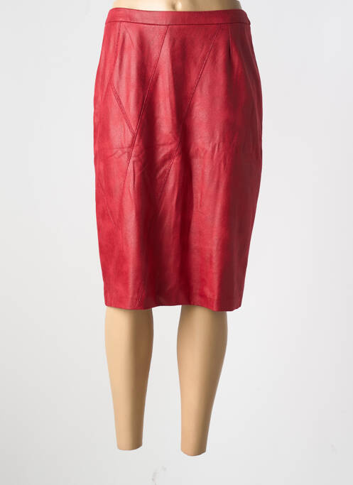 Fustă midi roșu JEAN DELFIN femeie