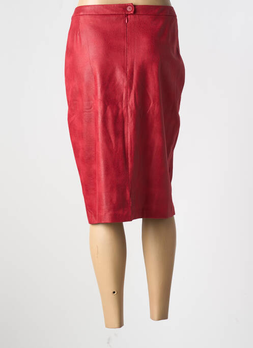 Fustă midi roșu JEAN DELFIN femeie
