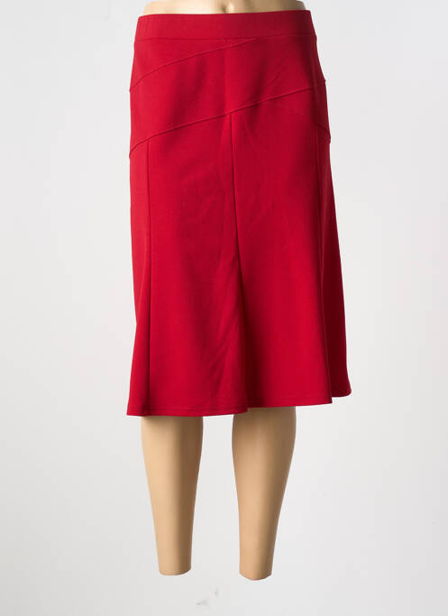 Fustă midi roșu FRANCE RIVOIRE femeie