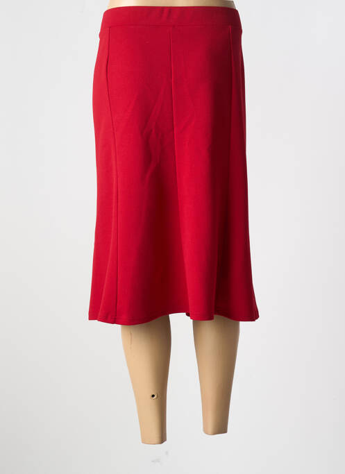 Fustă midi roșu FRANCE RIVOIRE femeie
