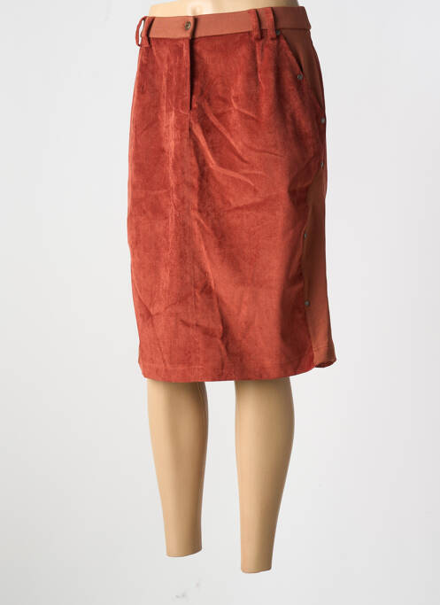 Fustă midi portocaliu MERI & ESCA femeie