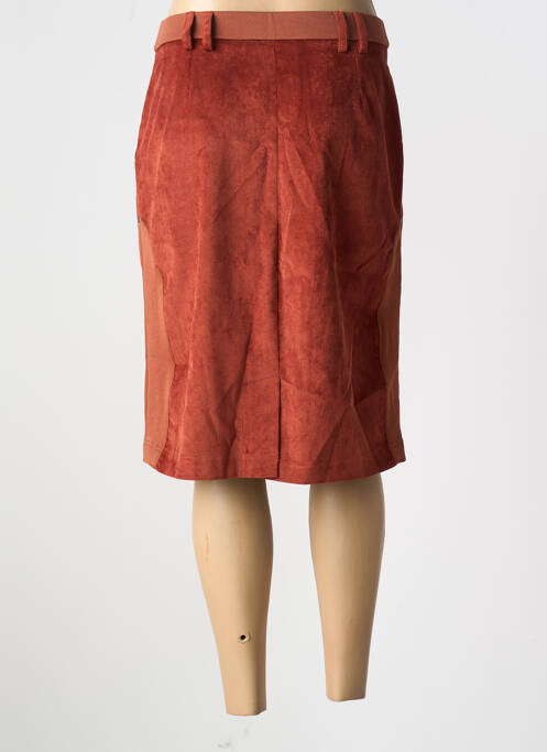 Fustă midi portocaliu MERI & ESCA femeie