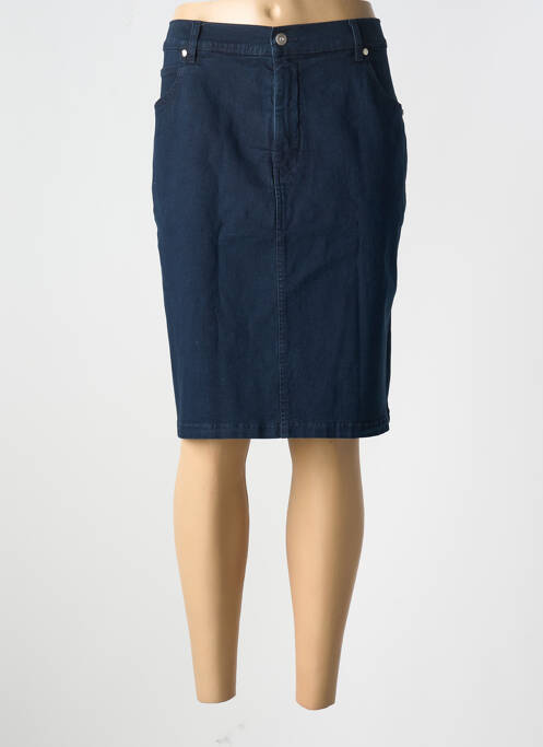 Fustă midi albastru MARBLE femeie