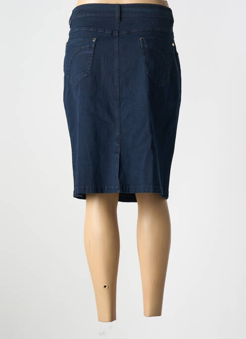 Fustă midi albastru MARBLE femeie