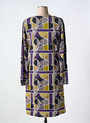 Rochie midi mâneci lungi mâneci lungi violet AGATHE & LOUISE femeie
