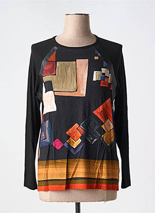 Tricou mâneci lungi mâneci lungi negru FRED SABATIER femeie