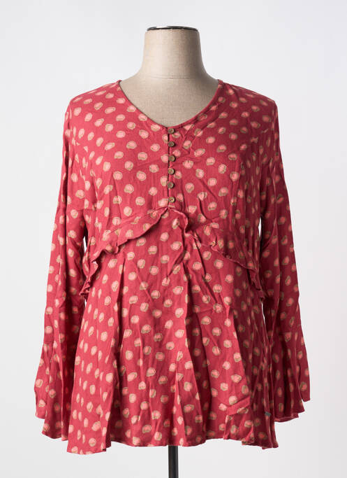 Tunică mâneci lungi roșu AGATHE & LOUISE femeie