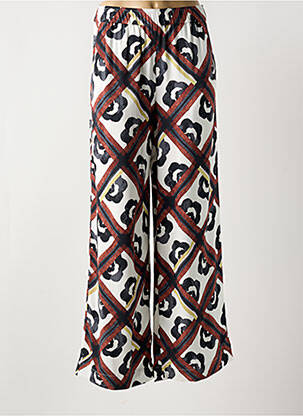 Pantalon larg maro ESPRIT femeie