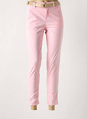 Pantalon chino roz ESPRIT femeie