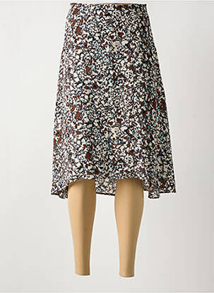 Fustă midi maro ESPRIT femeie