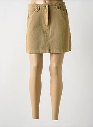 Fustă scurtă maro ARTLOVE femeie