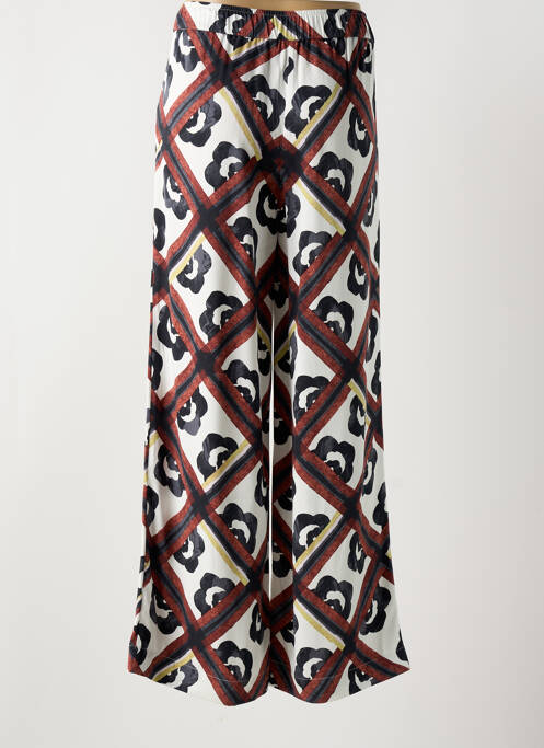 Pantalon larg maro ESPRIT femeie