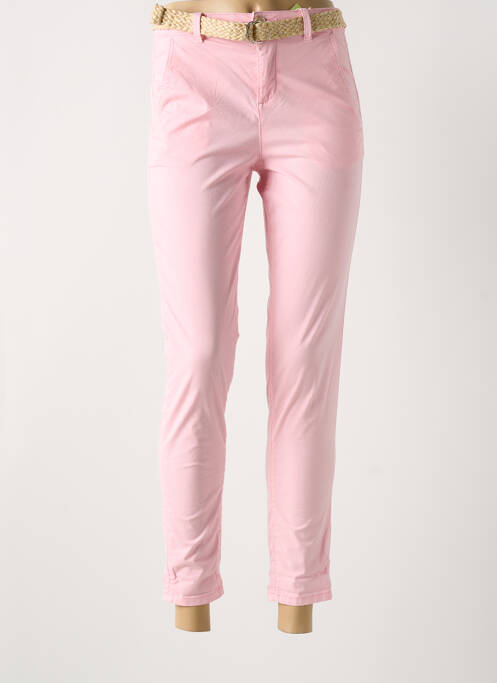 Pantalon chino roz ESPRIT femeie