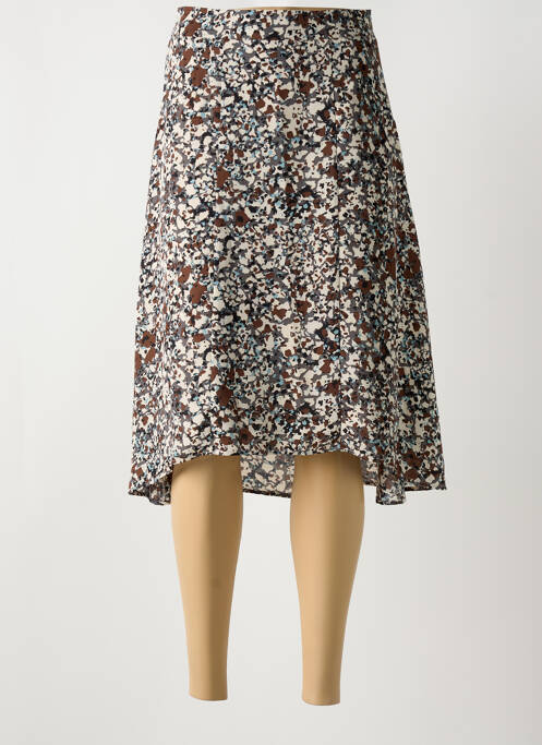 Fustă midi maro ESPRIT femeie