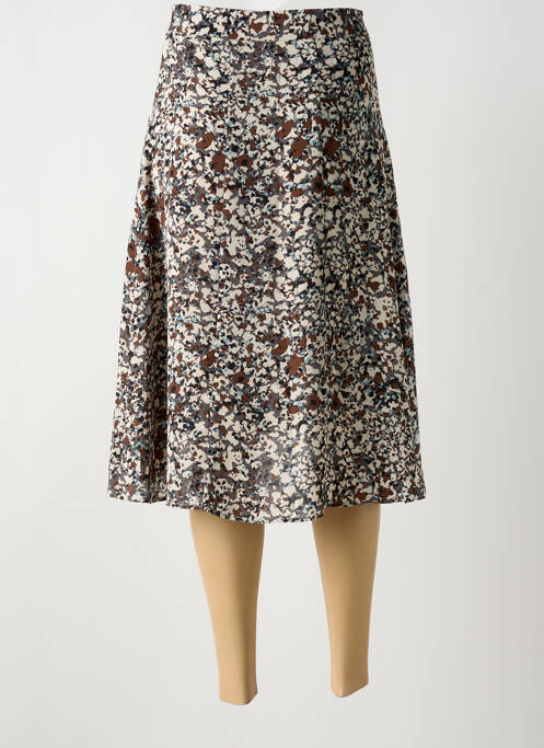 Fustă midi maro ESPRIT femeie