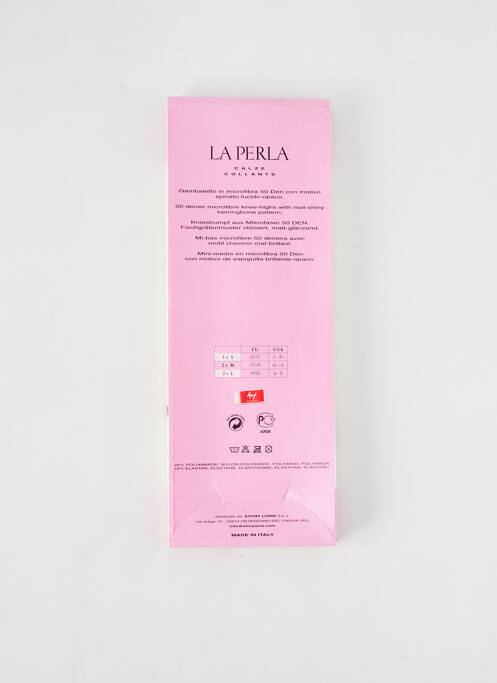 Șosete imprimeu fantezie negru LA PERLA femme