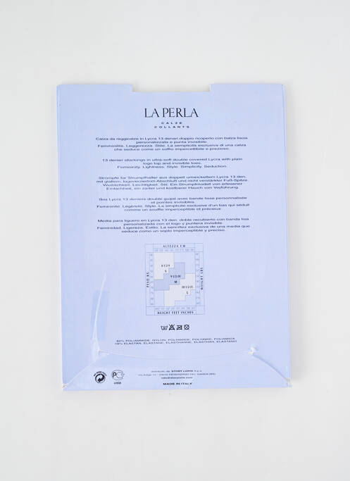 Colanți piele LA PERLA femeie