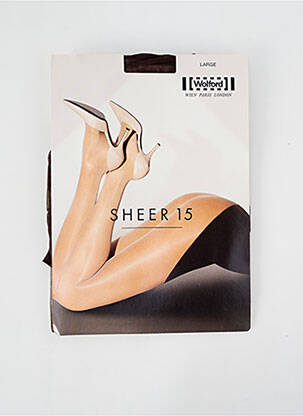 Colanți maro închis WOLFORD femeie