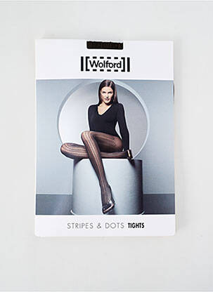 Colanți imprimeu fantezie maro WOLFORD femeie