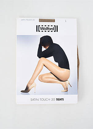 Colanți elasticitate culoare piersică WOLFORD femeie