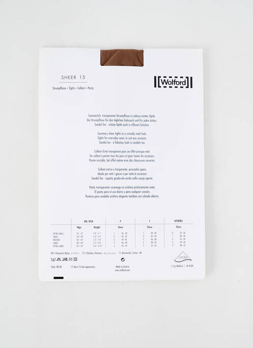 Colanți maro WOLFORD femeie