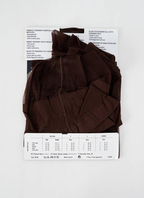 Colanți maro închis WOLFORD femeie