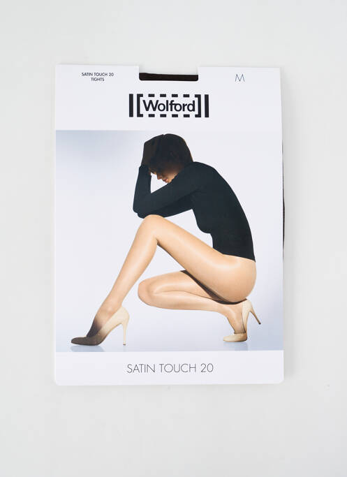 Colanți elasticitate maro WOLFORD femme