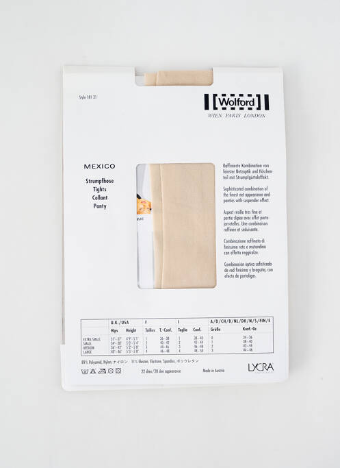 Colanți piele WOLFORD femeie