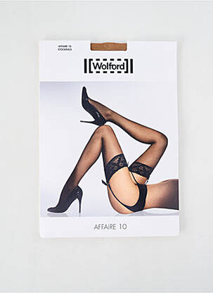 Colanți susținere breteluțe culoare piersică WOLFORD femeie