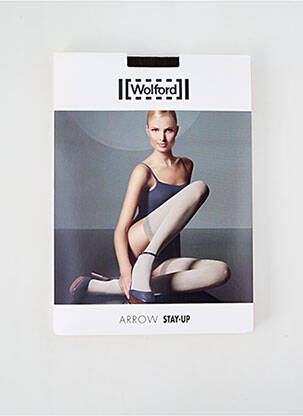 Colanți imprimeu fantezie maro WOLFORD femeie