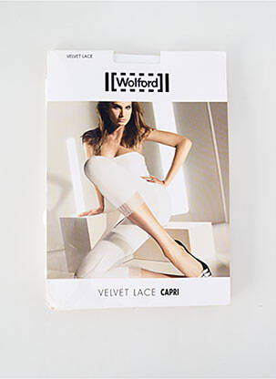 Colant elasticitate alb WOLFORD femeie