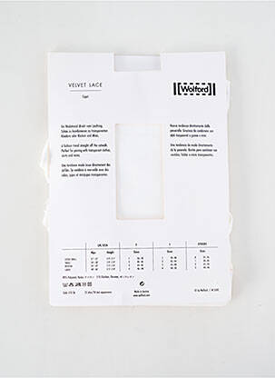 Colant elasticitate alb WOLFORD femeie
