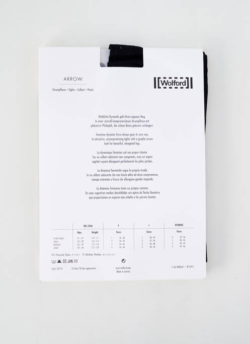 Colanți negru WOLFORD femeie