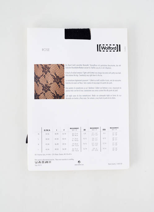 Colanți negru WOLFORD femeie