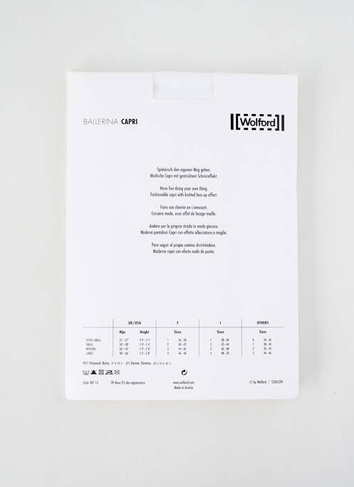 Colant alb WOLFORD femeie