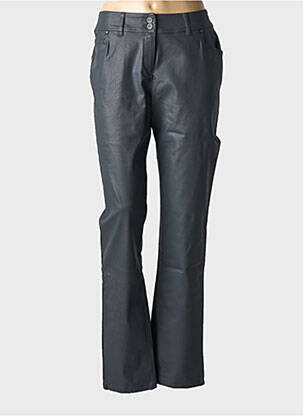 Pantalon slim țesătură acoperită mărime normală gri MERI & ESCA femeie
